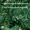 Nordlandia Kunstkerstboom Met LED Verlichting - 240 cm - Realistische Kunststof Kerstboom - Metalen Standaard - Groen