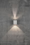 Nordlux Canto kubi2 49711001 LED-buitenlamp (wand) 12 W Warmwit Wit