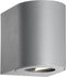 Nordlux Canto Wandlamp Buiten - 2-lichts LED - 2700K - IP44 - Grijs - Rond