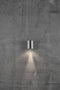 Nordlux Canto Wandlamp Buiten - 2-lichts LED - 2700K - IP44 - Roestvrij staal - Rond