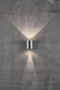Nordlux Canto Wandlamp Buiten - 2-lichts LED - 2700K - IP44 - Roestvrij staal - Rond
