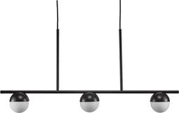 Nordlux Contina 3-spot hanglamp opaal glas/zwart