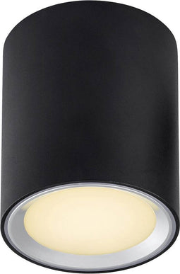 Nordlux Fallon Long Surface-downlight-3 step Moodmaker™ dimming-LED module-zwart/staal