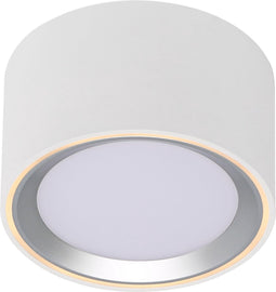 Nordlux Fallon Surface-downlight-3 step Moodmaker™ dimming-LED module-wit/staal