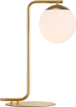 Nordlux Grant-tafellamp-E14-opaal glas/messing