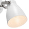 Nordlux Largo wandlamp - spot - met schakelaar - 23 cm diep - kantelbaar - wit