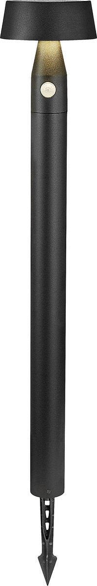 Nordlux Nama Lantaarn Buiten Sensor Solar LED 3000K IP54 Zwart