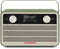 Nordmende Transita 121 IR oplaadbare draagbare internet, DAB+ en FM radio met Bluetooth, groen
