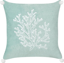 NORI - Sierkussen - Mintgroen - 45 x 45 cm - Fluweel