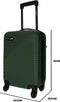 Nörlander Reiskoffer 31L - Handbagage koffer - Duurzaam rPet - Groen