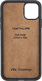 NorthLife - 2-in-1 (RFID) bookcase hoes - Geschikt voor iPhone 11 - Villa Cruoninga Cognac