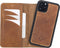 NorthLife - Geschikt voor iPhone 11 Pro - Lederen Afneembare 2-in-1 bookcase hoes - Cognac