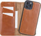 NorthLife - Geschikt voor iPhone 12 Pro Max - Lederen Afneembare 2-in-1 bookcase hoes - Cognac