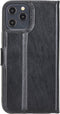 NorthLife - Geschikt voor iPhone 12 Pro Max - Lederen Afneembare 2-in-1 bookcase hoes - Zwart