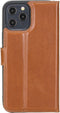 NorthLife - Geschikt voor iPhone 12 Pro Max - Lederen Afneembare 2-in-1 bookcase hoes - Cognac