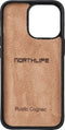 NorthLife - Geschikt voor iPhone 13 Pro - Lederen Afneembare 2-in-1 bookcase hoes - Cognac