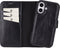 NorthLife Geschikt voor iPhone 16 - Leren Afneembare 2-in-1 bookcase telefoonhoes - Zwart