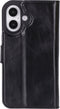 NorthLife Geschikt voor iPhone 16 - Leren Afneembare 2-in-1 bookcase telefoonhoes - Zwart