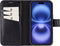NorthLife Geschikt voor iPhone 16 - Leren Afneembare 2-in-1 bookcase telefoonhoes - Zwart