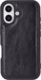 NorthLife Geschikt voor iPhone 16 - Leren Afneembare 2-in-1 bookcase telefoonhoes - Zwart