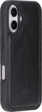 NorthLife Geschikt voor iPhone 16 - Leren Afneembare 2-in-1 bookcase telefoonhoes - Zwart