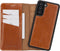 NorthLife - Geschikt voor Samsung Galaxy S21 - Lederen Afneembare 2-in-1 bookcase hoes - Cognac
