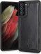 NorthLife - Geschikt voor Samsung Galaxy S21 - Leren Backcover hoes - Zwart