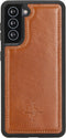 NorthLife - Geschikt voor Samsung Galaxy S21 Plus / S21+ - Leren Backcover hoes - Cognac