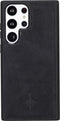 NorthLife - Geschikt voor Samsung Galaxy S23 Ultra - Lederen Afneembare 2-in-1 bookcase hoes - Zwart