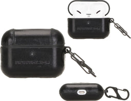 NorthLife - Haga lederen cover hoes - Geschikt voor AirPods Pro - Zwart