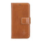 NorthLife - iPhone 12 Mini - Lederen Afneembare 2-in-1 bookcase hoes - Cognac