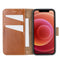 NorthLife - iPhone 12 Mini - Lederen Afneembare 2-in-1 bookcase hoes - Cognac