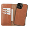 NorthLife - iPhone 13 Mini - Lederen Afneembare 2-in-1 bookcase hoes - Cognac