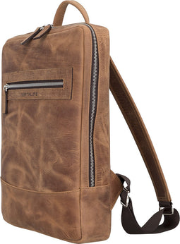 NorthLife - Leren Laptoptas heren 13 inch / 15 inch laptops - Cognac