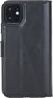 NorthLife - Uitneembare 2-in-1 (RFID) bookcase hoes - Geschikt voor iPhone 11 - Burcht Trecht Zwart