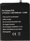 Accu geschikt voor Huawei P30, Li-Polymer, 3.82V, 3550mAh, 13.6Wh, ingebouwd, zonder gereedschap