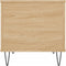 vidaXL - Salontafel - 60x44,5x45 - cm - bewerkt - hout - sonoma - eikenkleurig