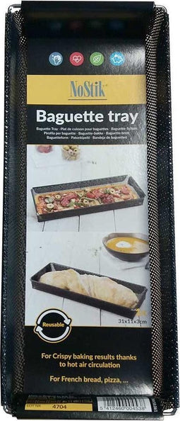Nostik Baguette Tray 31x11x3 cm Zwart