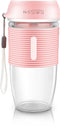 Noswo Blender To Go - Draagbare Blender - Portable Blender - Mini Blender voor Onderweg - Smoothie Maker - Draadloze Blender - Roze