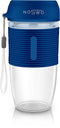 Noswo Blender To Go - Draagbare Blender - Portable Blender - Mini Blender voor Onderweg - Smoothie Maker - Draadloze Blender - Blauw