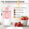Noswo Blender To Go - Draagbare Blender - Portable Blender - Mini Blender voor Onderweg - Smoothie Maker - Draadloze Blender - Roze