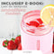 Noswo Blender To Go - Draagbare Blender - Portable Blender - Mini Blender voor Onderweg - Smoothie Maker - Draadloze Blender - Roze
