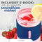 Noswo Blender To Go - Draagbare Blender - Portable Blender - Mini Blender voor Onderweg - Smoothie Maker - Draadloze Blender - Blauw
