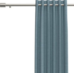 Noswo Gordijnroede - Uitschuifbaar - 183 tot 366 cm - Gordijnstang - Gordijnrails Compleet - Metaal - 300cm - Zilver