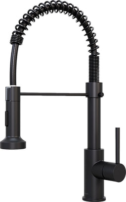 Noswo Keukenkraan met Uittrekbare Uitloop - Keukenmengkraan - Handdouche - Uittrekbaar - Flexibele Slang - Zwart