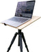 NOT A DESK Bamboe tripod bureau S - compact bureau - in hoogte en helling verstelbaar - mobiel zit sta bureau - draagbaar kantoor - multifunctioneel
