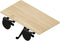 NOT A DESK Bamboe zwevende bureau L - compact bureau - in hoogte en helling verstelbaar - mobiel zit sta bureau - draagbaar kantoor - multifunctioneel