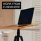 NOT A DESK Belgische Bureau en Laptop Standaard - Sit Sta Bureau - Verhoger - Standaard - FSC Bamboe - Laptophouder - Laptop tafel - Houder - Thuiswerken, op Kantoor & Buiten - Meer Energie & Productiviteit - Verstelbaar bureau met statief of tripod