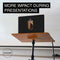 NOT A DESK Belgische Bureau en Laptop Standaard - Sit Sta Bureau - Verhoger - Standaard - FSC Bamboe - Laptophouder - Laptop tafel - Houder - Thuiswerken, op Kantoor & Buiten - Meer Energie & Productiviteit - Verstelbaar bureau met statief of tripod