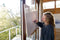 NOT A DESK mobiel whiteboard - verstelbaar in hoogte - HPL scratch resistant - liggend formaat - bamboe - handig en compact - buitenwerk - brainstorm